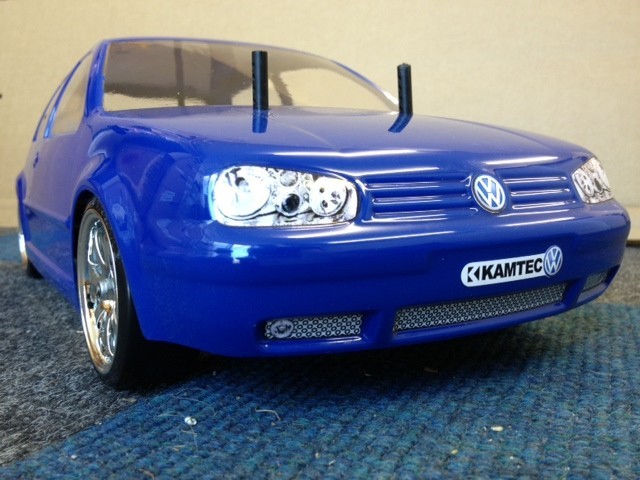 Kamtec Golf MK4 V5 GTi 1:10 RC Car Body shell Tamiya repro LEXAN