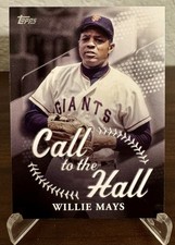 2025 Topps Series 1 - Call to the Hall Insert Willie Mays #CTH-22 SF Giants