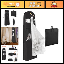 Portable Wedding Dress Travel Bag 72" - Trifold, Large Pockets, Sturdy Handles,