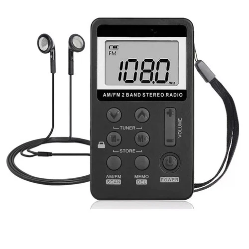 WG® Portable Mini Digital AM/FM Radio Personal LCD DSP Digital Tuning Stereo UK