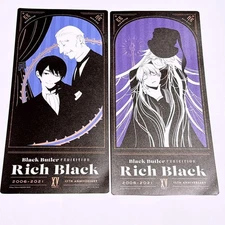 Black Butler Admission Bonus Invitation Ticket Style Card Undertaker
