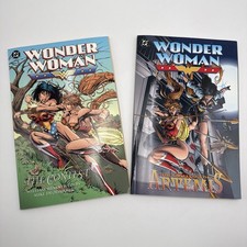 Lot Of 2 Wonder Woman 1st Prints DC Comics Graphic Novels Artemis & The Contest