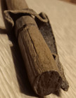 Antique Corn Husking Peg Primitive Hand-Carved Wood Leather Tool  no reserve — photo 6