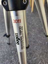 Bogen 3011 Professional Tripod With 3028 Head Made in Italy Vintage