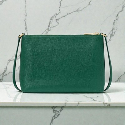 Kate Spade Leila Crossbody Purse in Arugula Green Pebbled Leather