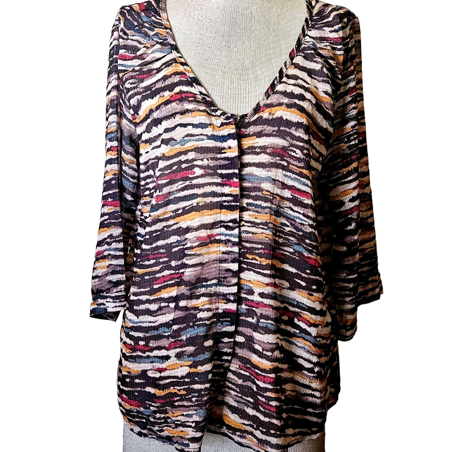 Multicolor Blouse Size Medium - image 1
