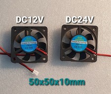 5010 5cm 12V 24V 2 Pin 50x50x10mm Brushless Axial Printer PC Cooling Fan 50mm