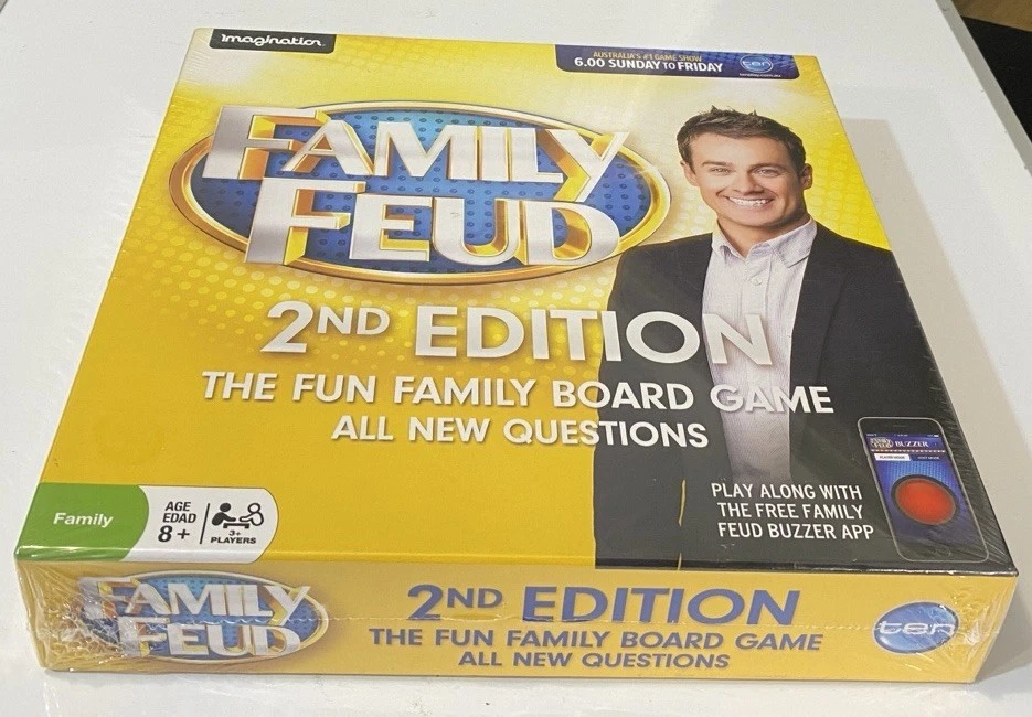 Family Feud 2nd Australian Edition 2015 Boardgame Grant Denyer Childrens Kids - Image 4 of 4