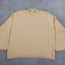 Vintage Baxter Wells Sweater Womens 2X Cable Knit USA Made Pullover Crewneck