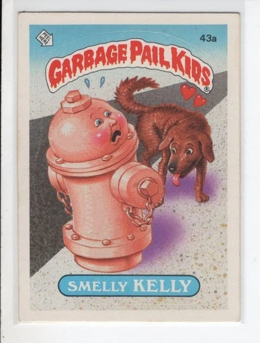 SMELLY KELLY TOPPS GARBAGE PAIL KIDS CARD SERIES 2 #43A EX