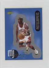 1998-99 Upper Deck MJ Sticker Collection Red Back Michael Jordan #SU34 HOF