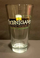 Bennigan’s True Pint Original Vintage Glass From 1998