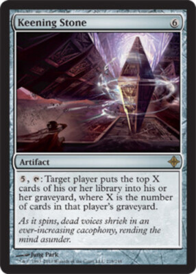 [1x] Keening Stone Damaged, English Rise of the Eldrazi MTG Magic