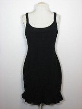 nicole Black Bodycon Sleeveless Crosscross Back Dress (L)