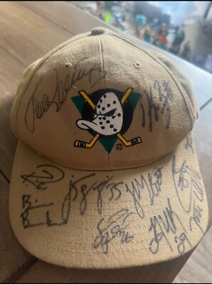Rare Vintage Anaheim Ducks Signed by team. This was from at least 10 years ago 