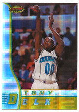 1997 Topps Bowman Best #R10 Tony Delk Atomic Refractor HORNETS