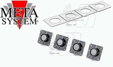 KIT RICAMBIO 4 SENSORI PARCHEGGIO ACTIVE PARK 4/14 METASYSTEM MONTAGGIO A FILO