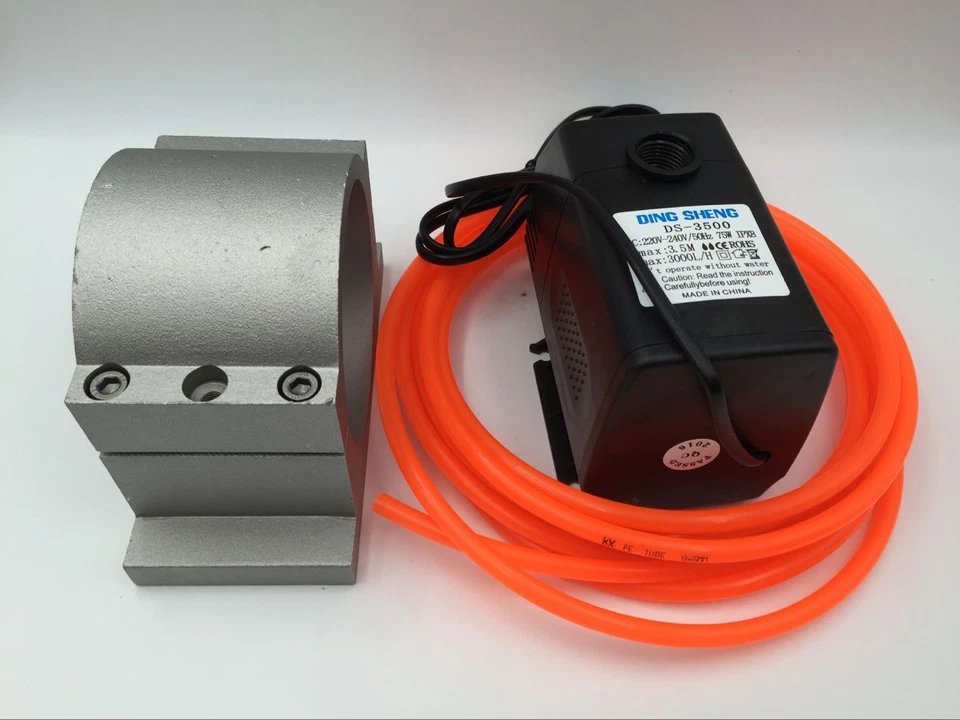 ER20 CNC Spindle Motor 4.5KW Water Cooled 380V 24000rpm + 5.5KW VFD Inverter Kit - Image 4 of 4