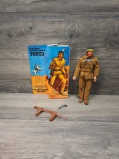 Vintage Lone Ranger Tonto Action Figure No.23621 HUBLEY Gabriel Toys BOX Read 