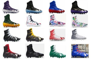 ua highlight mc le football cleats