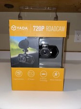 Yada Roadcam 720P Black Dash Camera, 120-Degree Wide Angle Lens, G-Sensor Techno