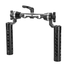 CAMVATE Dual ARRI Rosette Handgrip Support w/15mm Railblock fr DLSR Shoulder Rig
