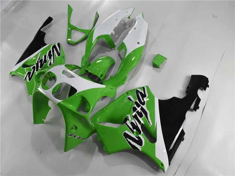 Kit de carenado ABS verde MS apto para Kawasaki Ninja ZX7R h003 1996 1997 1998 2003 Foto 3 de 4