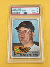 1965 Topps Baseball Claude Raymond #48 PSA 8 NM-MT