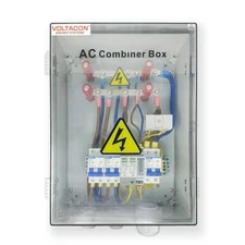 AC Combiner Box for Solar Inverters 8kw/11kW 2 Ways In 1 Way Out -Eastron SDM120