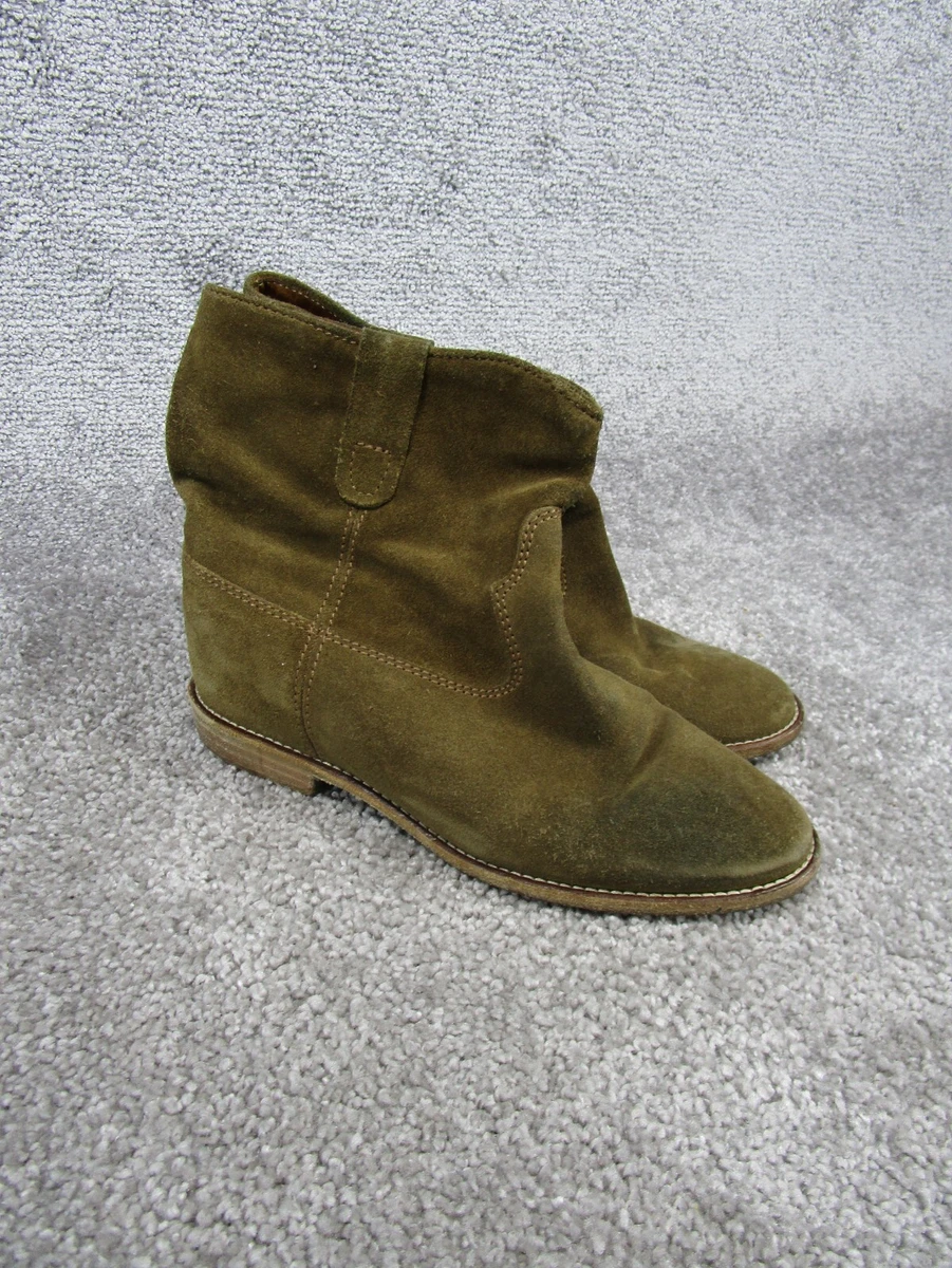 Isabel marant green best sale boots