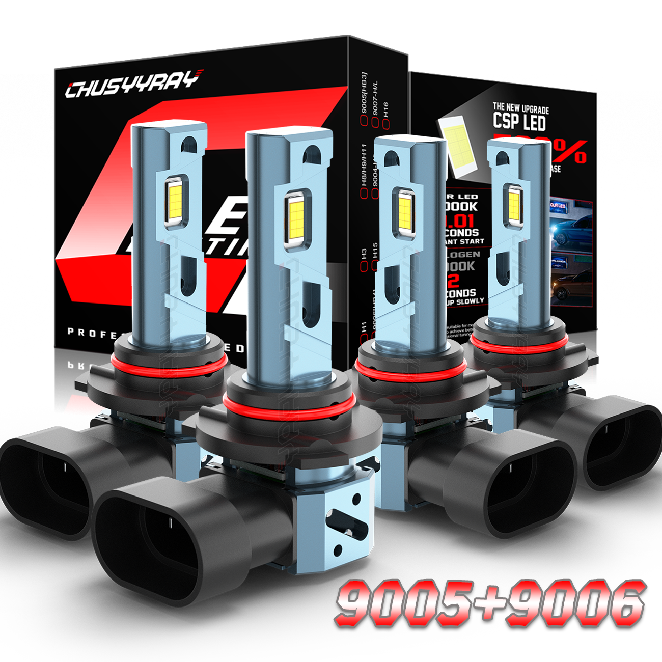 Combo LED Headlight Bulbs Kit For Mercury Mystique GS LS Sedan 4-Door 1995-2000