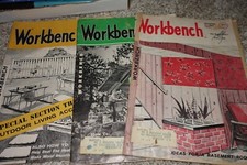 Workbench Magazine 3 vintage issues from 1959