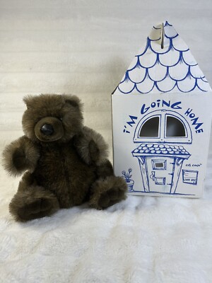 Vintage Build-A-Bear 1997 / 1998 Original Chubby Cubby Plush W/ B.A.B Box