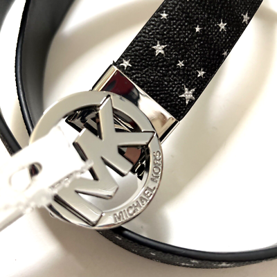 NWT Original MICHAEL KORS Signature Reversible Belt Stars  display picture 1