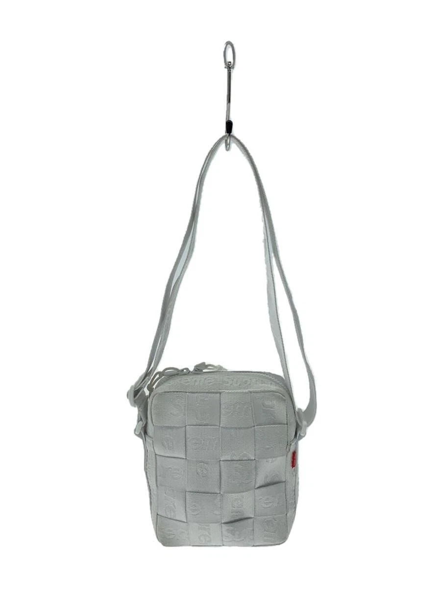 Sac bandoulière Supreme nylon blanc occasion