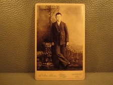 Victorian Antique Cabinet Card Photo of Young Boy, Child, Kid
