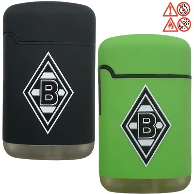 Borussia Mönchengladbach Feuerzeug 3D Relief Rubber Turbo Jet Sturmfeuerzeug BMG