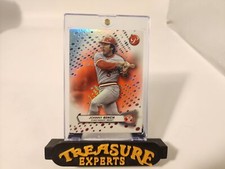 2023 Topps Pristine #5 Johnny Bench Red Refractor 5/5 Jersery #5 Card #5 Reds