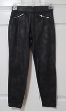 Xhilaration Black Textured Leggings with Stretch  Girl's Size 10-12 NWOT