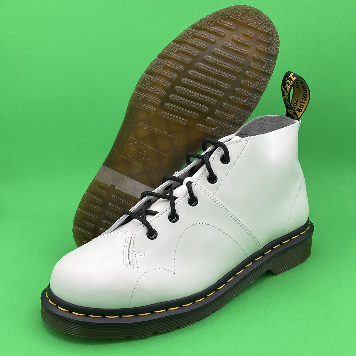 Dr. Martens Church White Smooth Leather Ankle New Boots Size Mens US Size 10 Dr. Martens White Boots for Men for Sale - Shop New & Used  main image 3