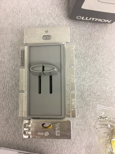 Lutron DIMMERSCHALTER einpolig Dual Slide zum Ausschalten 300 Watt Glühlampe Halogen - Bild 2 von 6