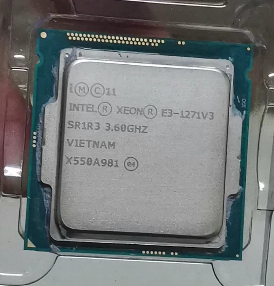 Intel Xeon E3-1271 V3 LGA-1150 CPU Processor SR1R3 3.6GHZ 4-Core 8MB E3-1271V3 - Image 4 of 4