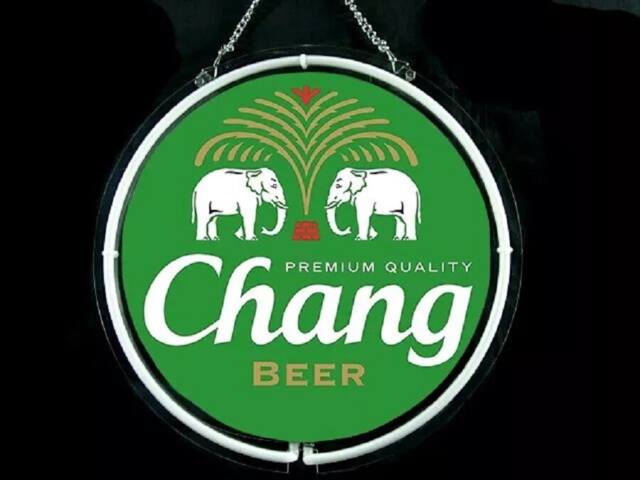 激レア!!! タイのChang beer ネオンライト