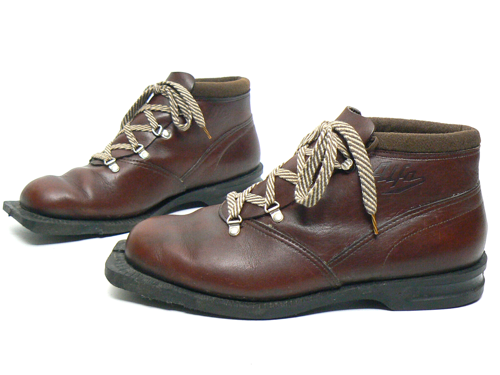 SALOMON Scarponi da sci vintage norvegesi Alfa Nordic Cross Country 75 mm pelle uomo EU 42