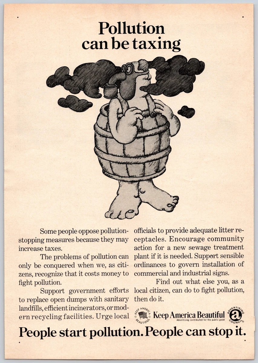 Keep America Beautiful Ad for sale | eBay