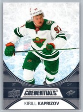 2021-22 Upper Deck Credentials #12 Kirill Kaprizov Minnesota Wild