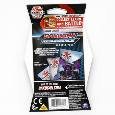Bakugan Battle Brawlers Collectible Trading Cards Booster Pack