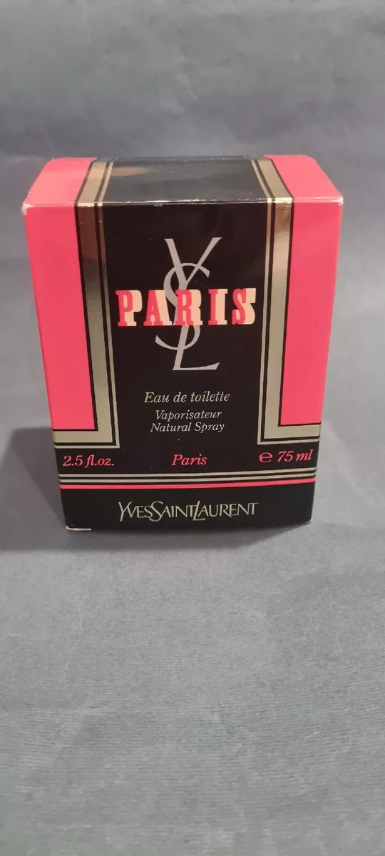 VINTAGE YSL Paris by Yves Saint Laurent 2.5 oz / 75 ml EDT Spray