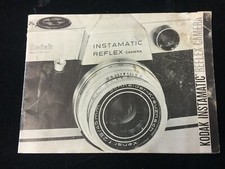 VINTAGE 1970'S KODAK INSTAMATIC REFLEX CAMERA OWNER'S MANUAL