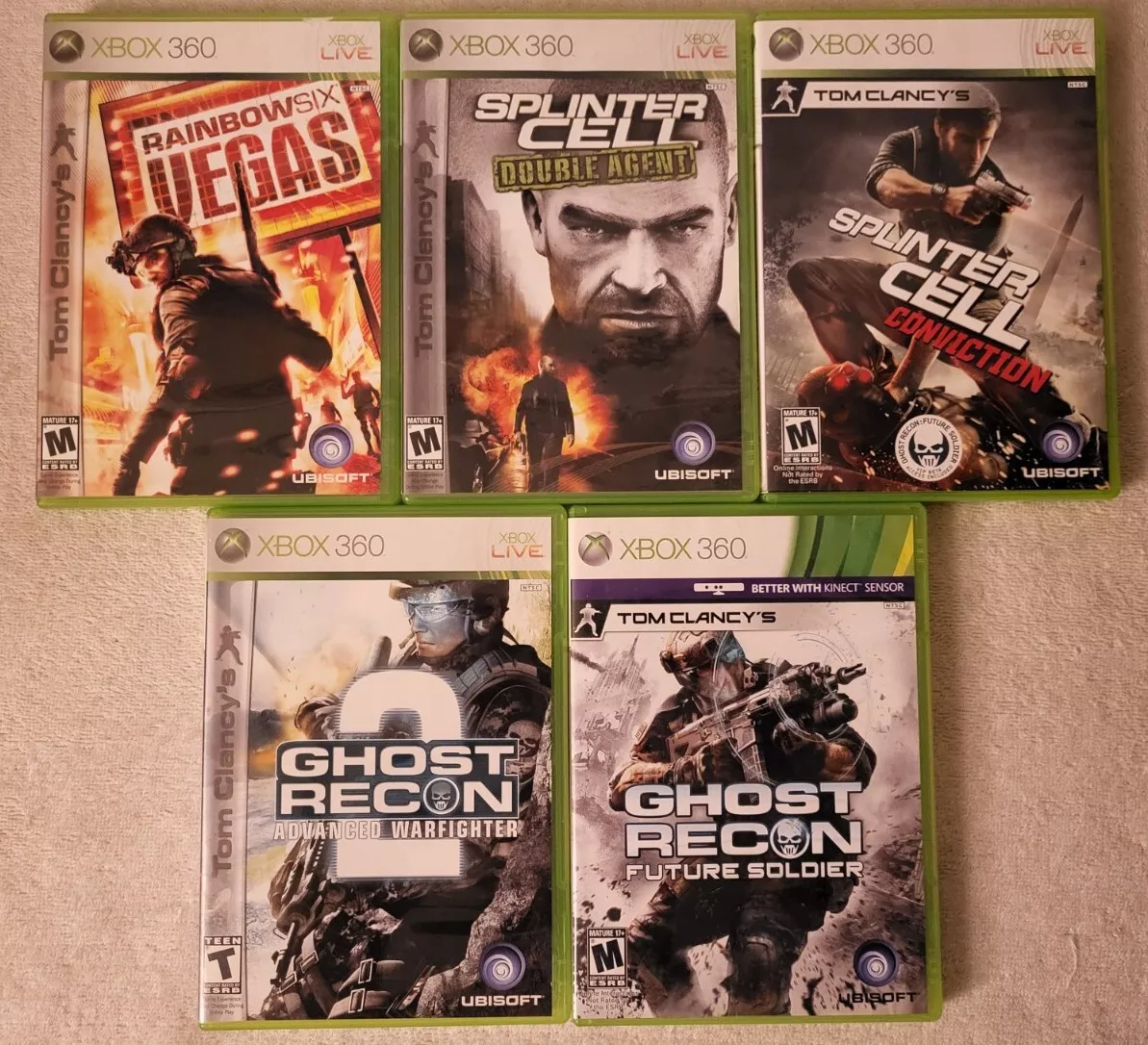  Tom Clancy's Splinter Cell Double Agent - Xbox 360 : Artist Not  Provided: Video Games